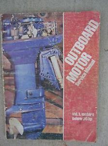 1983 Abos Outboard Motor Service Manual Vol 1 Motors Below 30 HP Marine Boat H