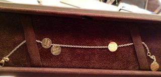 Authentic Roberto Coin 18K Bracelet Express Your Love in 4 Different Languages