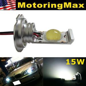 Super Xenon White 15W High Power H7 LED Bulbs Upgrade for Headlights Fog Lamps