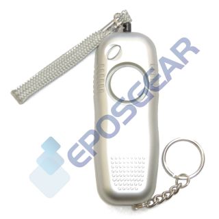 Loud Personal Staff Panic Rape Attack Safety Security Alarm Torch Keyring 140nu