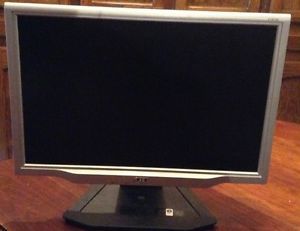 Acer X191W 19" LCD Flat Screen Panel Silver Monitor