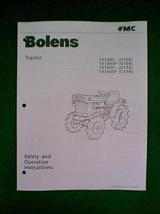 Bolens Iseki Diesel Tractor G152 G154 G172 G174 Manual
