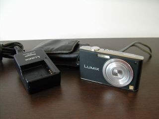 Panasonic Lumix DMC FX33 Digital Camera Charger Battery Case Nice