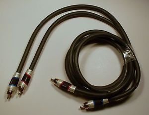 Monster Cable M Series M650I High Performance RCA Stereo Audio Cables 8 Ft