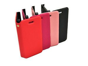 Wallet Case for iPhone 5 Magnetic Flip Cover Card Holder Red Pink Black