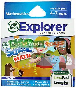 New Leapster Explorer Leap School Math Game LeapFrog LeapPad Tablet GS 2