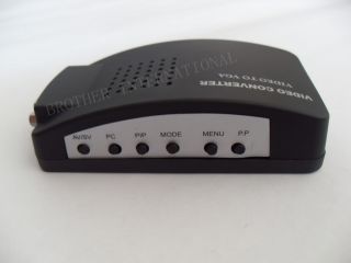 CCTV Composite s Video VGA BNC to VGA Converter Adapter