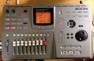 Zoom Mrs 802B Multitrack Recording Studio CD Burner Manual Power Supply 8 Track