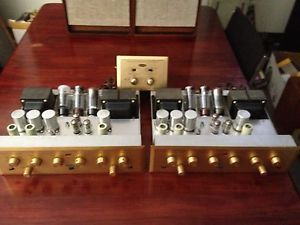 Vintage H H Scott Amplifiers Matched Pair 210F and Stereomaster