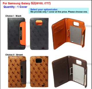 Neocat PU Leather Case Cover Wallet for Samsung Galaxy S2 i9100 I777