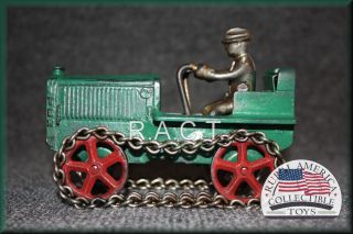 Arcade 268 Caterpillar Tractor with Chain Treads 1931