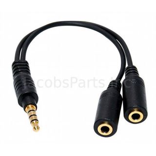 3 5mm Stereo Headphone Jack Y Splitter Adapter Cable