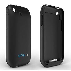 New Unu Power DX iPhone 3G 3GS External Battery Case Camera Flash Matte Black