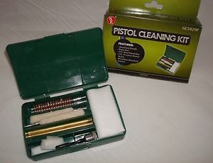 New Pistol Cleaning Kit Hand Gun Compact Set Fits 9mm 357 380 38 Caliber