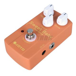 Pro Guitar Pedal JOYO JF 36 Sweet Baby Overdrive Pedal True Bypass Patch Cable