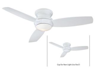 Minka Aire Traditional Concept 52 52" Ceiling Fan Model F594 WH in White With…