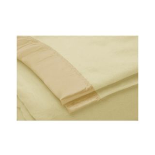 Biddeford Satin Edge Electric Heated Warming Blanket Twin Size Linen Tan