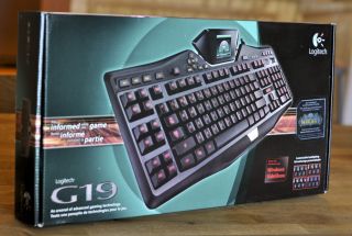 New Logitech G19 DELLLOGIGSET09 Wired Keyboard w Color LCD Display 0097855056382