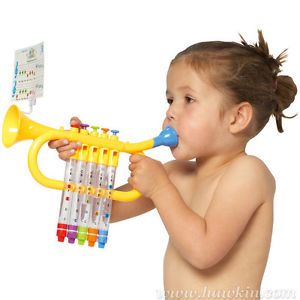 Floating Water Trumpet Kids Childrens Bath Time Fun Musical Instrument Toy