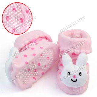 Baby Socks Anti Slip Newborn Shoes Animal Cartoon Slippers Boots Boy Girl Unisex
