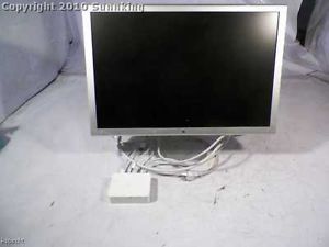 A1082 23 Widescreen LCD Monitor   Silver w/ Cables & Power Adapter