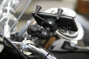Handlebar Ram Ball Phone GPS Mount KIT Motorcycle Harley Honda