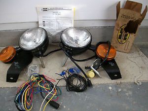 Snow Plow Light Kit with Mounting Brackets Wiring Switch