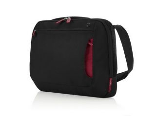 Belkin Bag Case Messenger 12 1" Black Red for Netbook iPad Tablet Polyester New