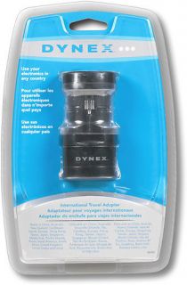 Dynex™ International Travel Adapter for Most Portable Electronic Devices