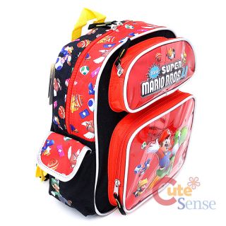 Nintendo Super Mario U School Backpack 12" Small Medium Bag Yoshi Riding