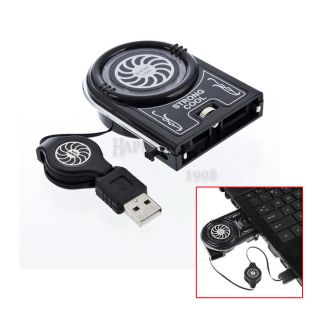 New Black Mini USB Air Cooler Idea Cooling Fan for Laptop Notebook PC