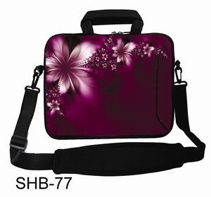 Purple 16" 17" 17 3" 17 4" Laptop Shoulder Bag Sleeve Notebook Case Cover Handle