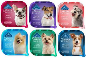 Blue Buffalo Divine Delights Dog Pet Food Natural Grain Free 12 x 3 Ounce Cans