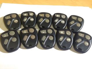 Lot of 10 Cadillac Keyless Entry Remote Fob Remotes