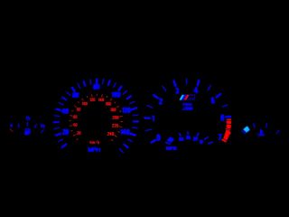 BMW E46 UK 98 05 Plasma Glow Cluster Speedo Dashboard Gauges Dials 140 MPH WB