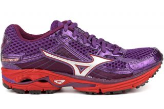 Mizuno Wave Rider 15 410460 7W73 New Women Purple Red Running Training Shoes