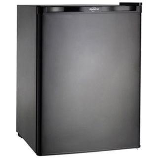 Black 2 6 CU ft Compact Refrigerator Mini Freezer Small Office Dorm Fridge