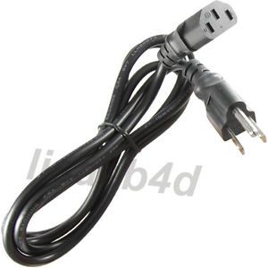 New 5' Computer Monitor Printer Power Cable Cord Cords 18AWG 300V 20 Amp 105ºC