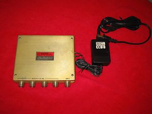 5 Port Amplified Antenna Multi Coupler Splitter for Receivers Scanners Ham Radio