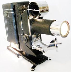 Filmstrip Projector SVE Model AA Tri Purpose Art Deco with Case Accessories