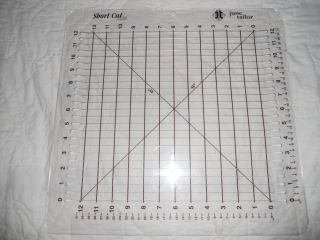 June Tailor Rulers Short Cut Rotary Cutting Tool 16inx16 1 2in from My Stash
