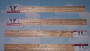 12 Rulers 12 inch Wooden Ruler Rulers Measuring School