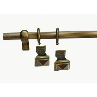 Versailles Home Fashions Madison Square Curtain Rod and Hardware Set