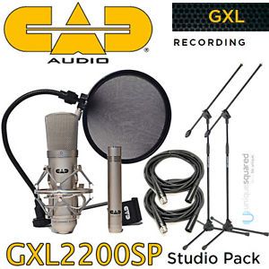 CAD Audio GXL2200SP Studio Mic Pack w Stands XLR Cables
