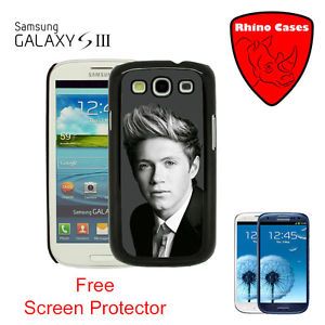 For Samsung Galaxy S3 One Direction Niall Horan Case Cover Screen Protector