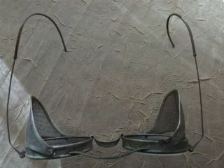 Saniglas Vtg Kings Safety Goggles Glasses Mesh Sides Steampunk Adjustable