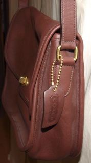 Coach Purse City Bag Dark Brown Classic 9790 Vintage Hang Tag Crossbody