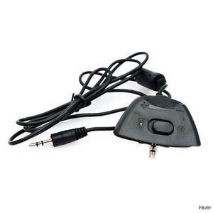 Microsoft Xbox 360 Live Puck Wired Headset Cable Adapter to Controller New