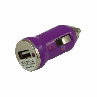 Universal Bullet Mini USB Car Charger Adapter Accessory for Samsung Apple HTC