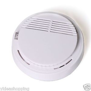 Universal Home Security System Cordless Smoke Detector Fire Alarm Siren Safety
